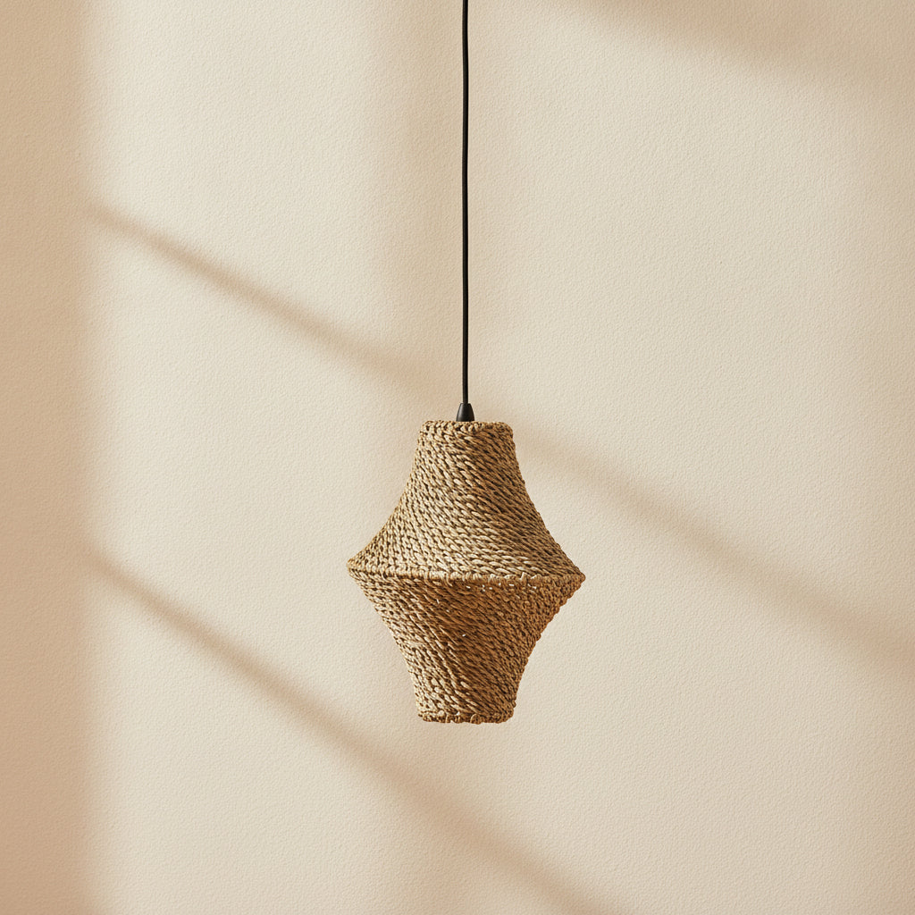 Sospensione Nodo — giunco di mare, Kaya Deco