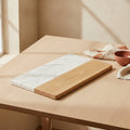 Tagliere Luna — marmo e legno, Kaya Deco