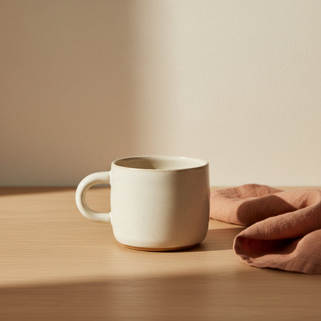 Tazza Luna — grès smaltato opaco, Kaya Deco