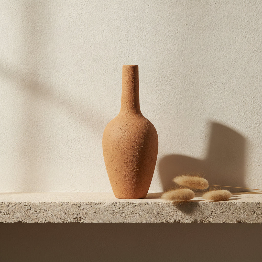Vaso Argilla — terracotta grezza, Kaya Deco