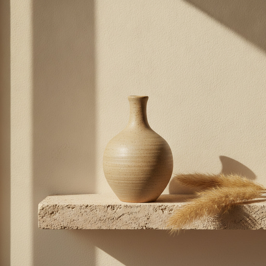 Vaso Duna — grès smaltato opaco, Kaya Deco