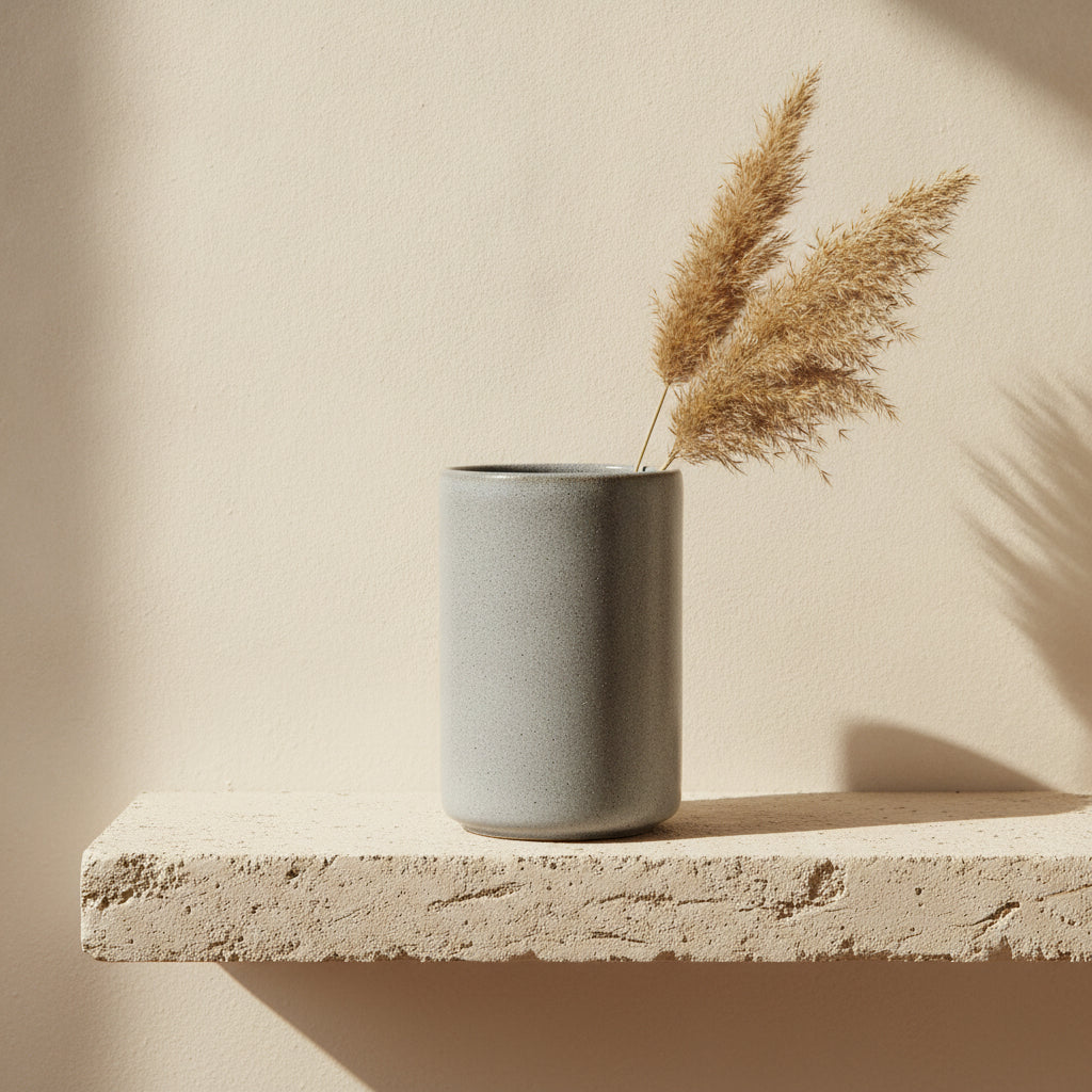 Vaso Pietra — grès smaltato opaco, Kaya Deco