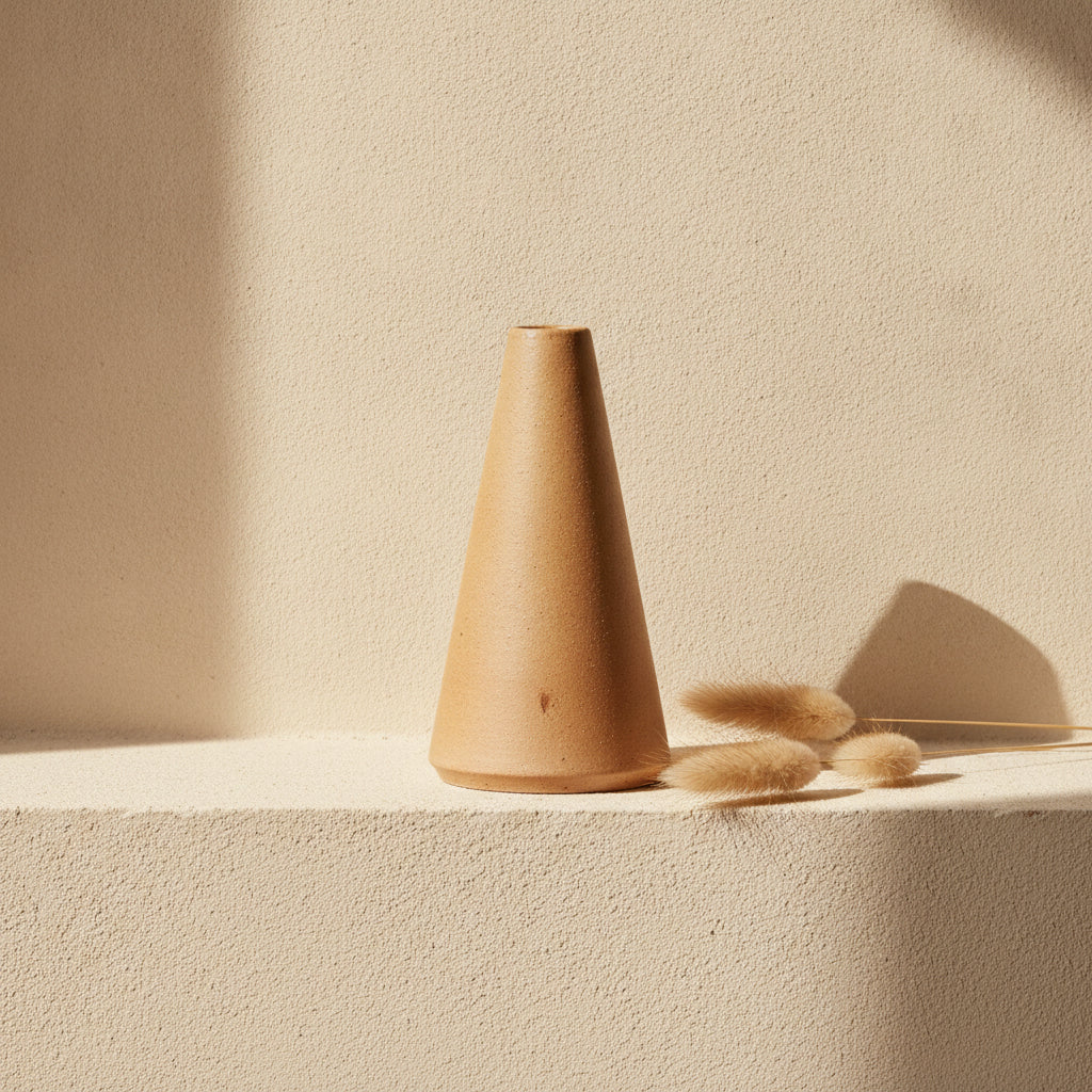 Vaso Sabbia — grès smaltato opaco, Kaya Deco